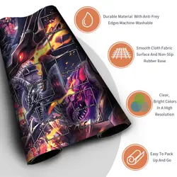 Yugioh Playmat With Card Zones Yugioh Mouse pad Playmat of Yugioh TCG - Image 3