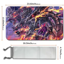 Yugioh Playmat With Card Zones Yugioh Mouse pad Playmat of Yugioh TCG - Image 4