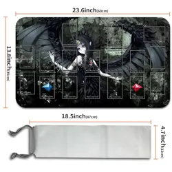 Yugioh Playmat With Card Zones Yugioh Mouse pad Playmat of Yugioh TCG - Image 3
