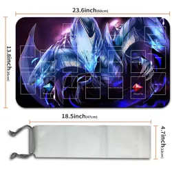 Yugioh Playmat With Card Zones Yugioh Mouse pad Playmat of Yugioh TCG | d7m7xyg - Image 2