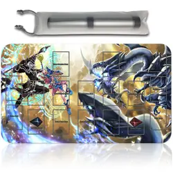 Yugioh Playmat With Card Zones Yugioh Mouse pad Playmat of Yugioh TCG 5761066961685 - Image 1