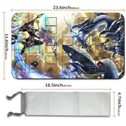 Yugioh Playmat With Card Zones Yugioh Mouse pad Playmat of Yugioh TCG 5761066961685 - Image 5