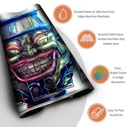 Yugioh Playmat With Card Zones Yugioh Mouse pad Playmat of Yugioh TCG - Image 4