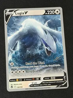 Lugia V 138/195 2023 Pokemon World Championships Deck Card - Image 1