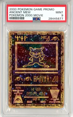 PSA MINT 9 Pokemon Trading Card Game Ancient Mew (2000) Pokemon Movie Promo - Image 1