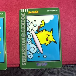 Pokemon Card Flying Pikachu Surfing Pikachu Bandai Sealdass 2 Set Japanese - Image 3