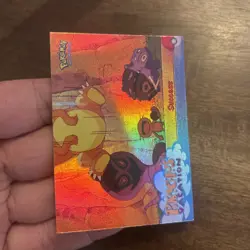 Pokemon TCG #55 Pikachus Vacation Topps The First Movie Card 1999 Rainbow Foil - Image 2