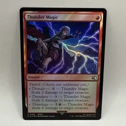 Thunder Magic - FOIL - MTG - Final Fantasy - FIN - 0165 - COMMON ~ NM - Image 1
