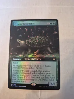 Fecund Greenshell (Extended Art) Bloomburrow Foil - Image 1