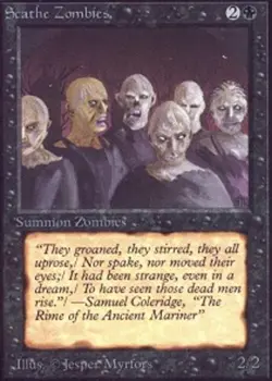 MTG Scathe Zombies, Moderate Play, English Beta - Image 1