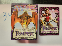 MTG *Tempest Empty Deck Box W/ Rulebook* (Used) Magic the Gathering - Image 1