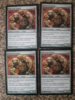 MTG - 4 x Battered Golem - Fifth Dawn - Image 1