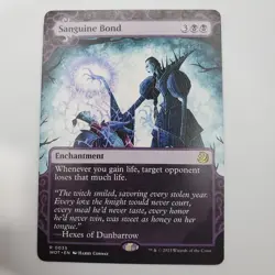 MTG Wilds of Eldraine Enchanting Tales - Sanguine Bond 0035 - Image 1