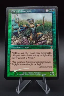Elvish Champion: 2001 Magic the Gathering - 7th Edition Foil - Image 1