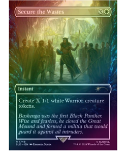 Secure the Wastes - Marvel's Black Panther Foil Secret Lair MTG - Image 1
