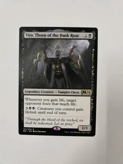 Vito, Thorn of the Dusk Rose Core Set 2021 Regular Rare. NM. 127 - Image 1
