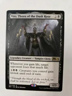 Vito, Thorn of the Dusk Rose Core Set 2021 Regular Rare. NM. 127 - Image 2