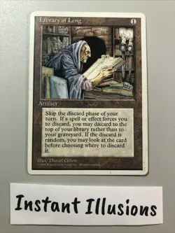LP Library of Leng Core Set 4th Edition Mtg Tcg - Image 1