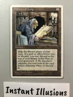 LP Library of Leng Core Set 4th Edition Mtg Tcg - Image 3