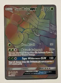 Pokemon Card - Tapu Bulu GX - SM Burning Shadows - Secret Rare - 149/147 - NM - Image 1