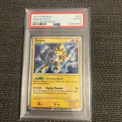2011 POKEMON CALL OF LEGENDS RAIKOU #SL9 HOLO 🔥PSA 4 - Image 1