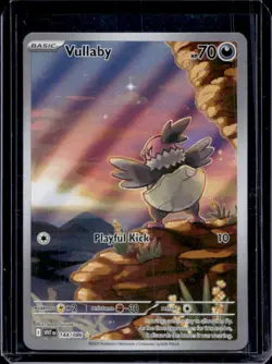 2025 Pokemon SV White Flare WHT EN Vullaby Illustration Rare #144/086 - Image 1