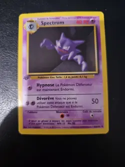 Spectrum Haunter 1st Edition Base Set French Pokemon TCG 29/102 Uncommon - Image 2
