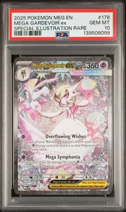 2025 POKEMON MEGA EVOLUTION SPECIAL ILLUSTRATION RARE MEGA GARDEVOIR EX PSA 10 - Image 1