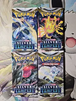 Silver Tempest Art Set Booster Packs x4 [BRAND NEW & SEALED] Pokemon TCG Cards - Image 1
