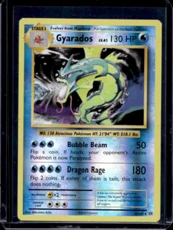 2016 Pokemon XY Evolutions Gyarados Reverse Holo #34/108 - Image 1