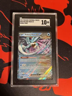 2024 Pokemon Temporal Forces #050/162 Walking Wake Ex Double Rare Sgc 10 - Image 1