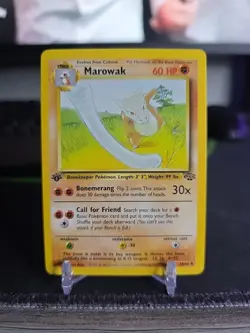 Pokemon Marowak TCG Jungle Card 39/64 Regular Uncommon 1st Edition LP - Image 1
