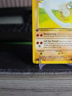 Pokemon Marowak TCG Jungle Card 39/64 Regular Uncommon 1st Edition LP - Image 3