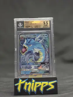 2019 Pokemon Hidden Fates Gyarados GX 16 URR GEM MINT BGS 9.5 - Image 1