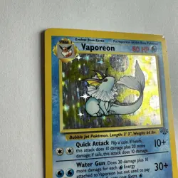 Pokemon TCG Vaporeon 12/64 Jungle Set Unlimited WOTC Holo Rare Lp/mp - Image 3