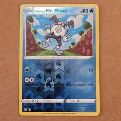 Pokemon Galarian Mr. Mime #030/159 30 Crown Zenith Reverse Holo Foil TCG CCG - Image 1