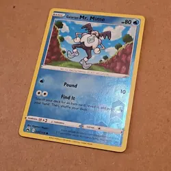 Pokemon Galarian Mr. Mime #030/159 30 Crown Zenith Reverse Holo Foil TCG CCG - Image 3