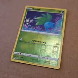 Pokemon Oddish (1/160) 001 Crown Zenith NM REVERSE HOLO Foil TCG CCG - Image 3