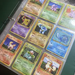 Pokemon Binder Lot Collection Old Backs German French Japanese 1996 Vintage - Image 1