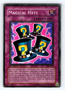Yugioh Magical Hats PSV-033 1st Super Rare - NM 💎 - Image 1