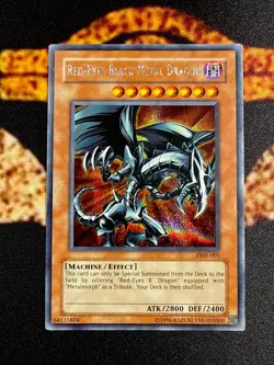 🔥YUGIOH • RED EYES BLACK METAL DRAGON • PRISMATIC SECRET RARE • FMR-001 • VLP🔥 - Image 1