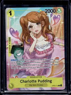 One Piece Pillars Of Strength Charlotte Pudding Alternate Art #OP03-112 - Image 1