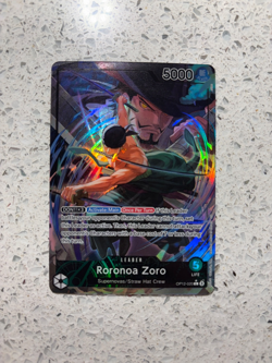 2025 One Piece Legacy of the Master Roronoa Zoro Leader #OP12-020 - Image 1