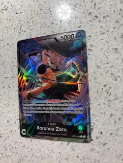 2025 One Piece Legacy of the Master Roronoa Zoro Leader #OP12-020 - Image 3