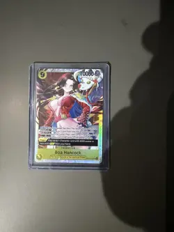One Piece OP14-112 Boa Hancock English Super Rare Near Mint Pack Fresh - Image 1