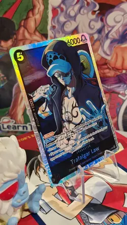 One Piece CCG - Trafalgar Law EB02-045 SR - Extra Booster Anime 25th - NM - Eng. - Image 1