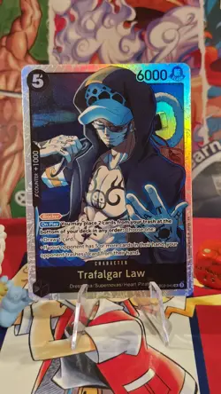 One Piece CCG - Trafalgar Law EB02-045 SR - Extra Booster Anime 25th - NM - Eng. - Image 3