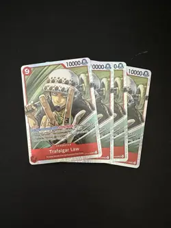 x4 Trafalgar Law - OP14-009 SR The Azure Sea's Seven Foil One Piece - Image 1