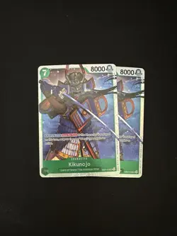 x2 One Piece TCG Kikunojo EB04-012 SR Azure Sea's Seven ENGLISH OP14 - Image 1