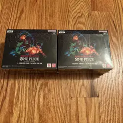 2X One Piece English OP-06 Wings Of The Captain Factory Sealed Booster Box - Image 1